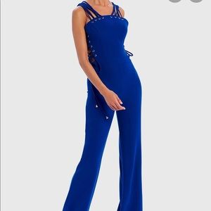BNWT Forever Unique Blue Pant Jumper suit. Size 4.